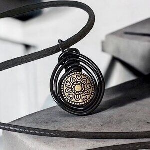 5 For $25💫Alternative Floating Gold Medallion Pendant Necklace